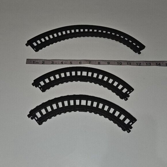 32 Thomas Trackmaster Gray Train Track Lot Mixed Straight Curved Switch End - Picture 2 of 12
